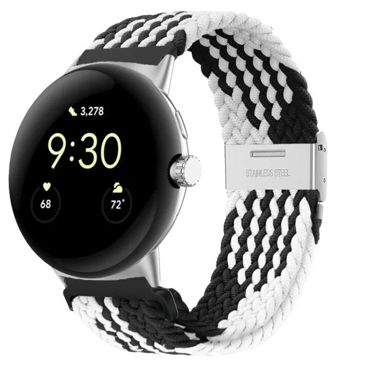 メタルバックルナイロンウォッチバンド Google Pixel Watch 4 / 3 / 2 / 1 41mm 用