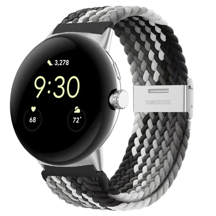 メタルバックルナイロンウォッチバンド Google Pixel Watch 4 / 3 / 2 / 1 41mm 用