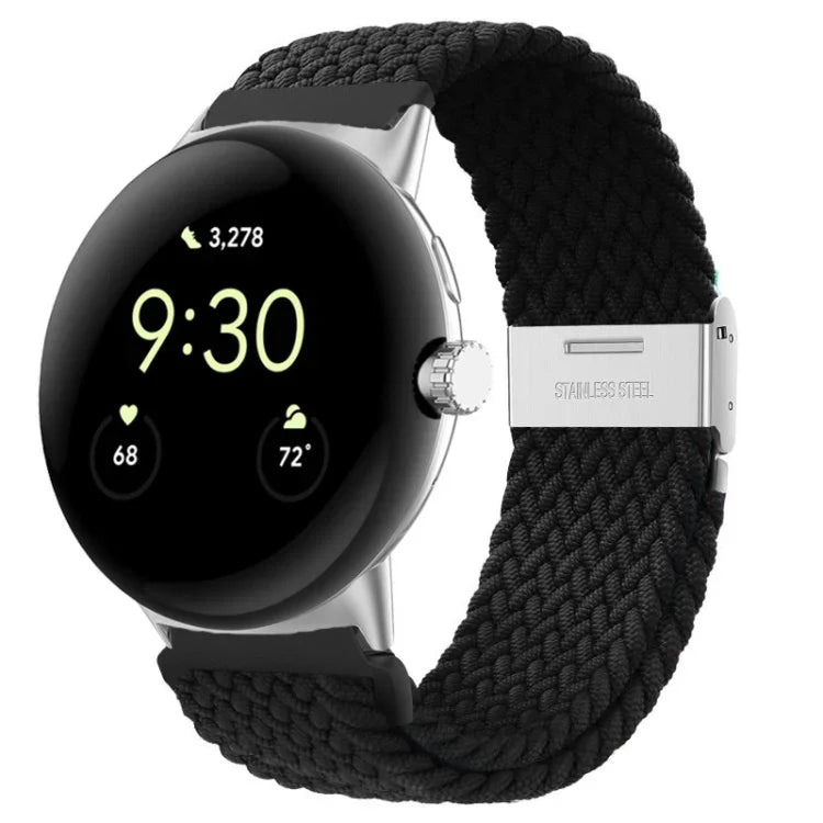 メタルバックルナイロンウォッチバンド Google Pixel Watch 4 / 3 / 2 / 1 41mm 用
