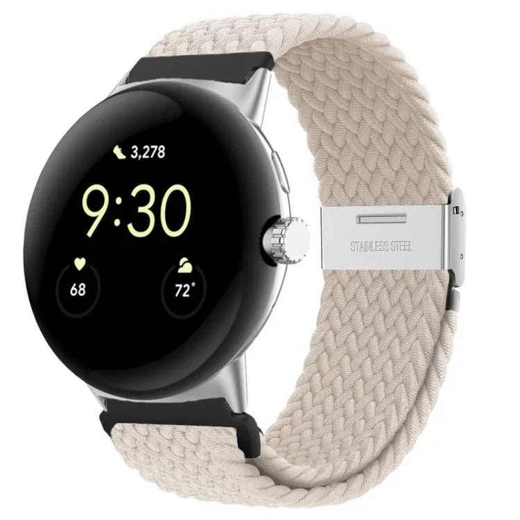 メタルバックルナイロンウォッチバンド Google Pixel Watch 4 / 3 / 2 / 1 41mm 用