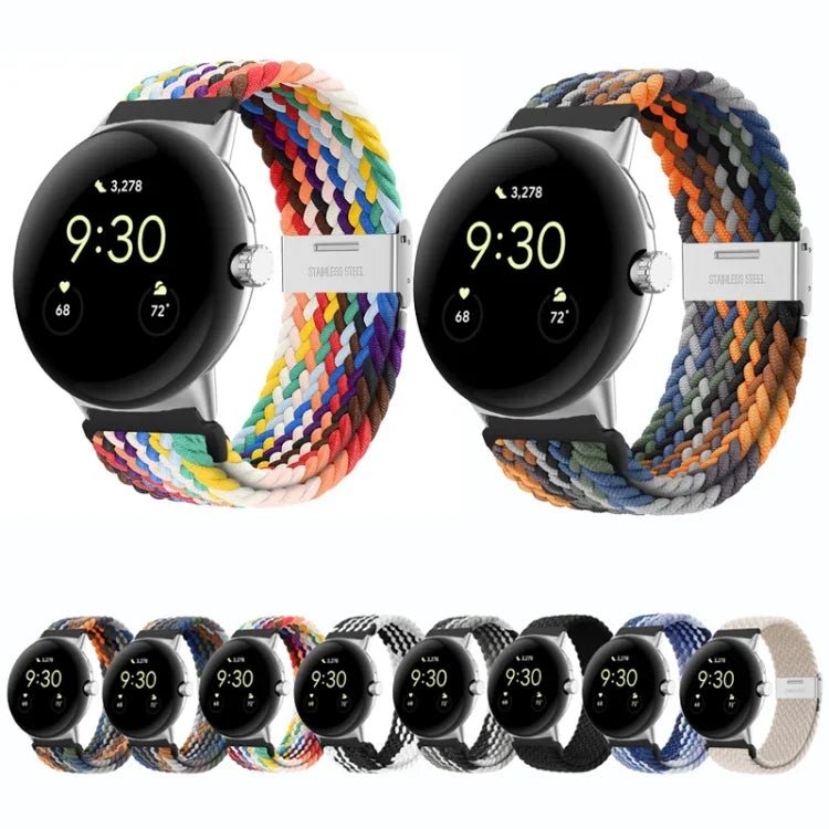 メタルバックルナイロンウォッチバンド Google Pixel Watch 4 / 3 / 2 / 1 41mm 用