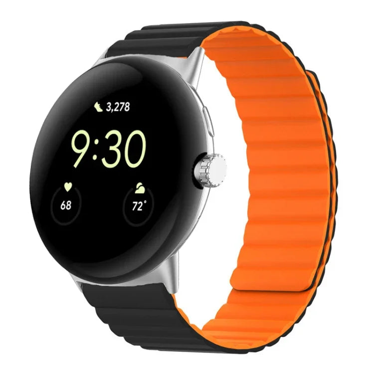 二分割磁気シリコンウォッチバンド Google Pixel Watch 4 / 3 / 2 / 1 41mm 用