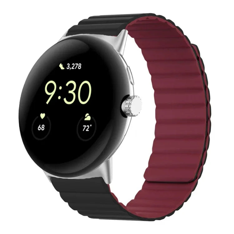 二分割磁気シリコンウォッチバンド Google Pixel Watch 4 / 3 / 2 / 1 41mm 用