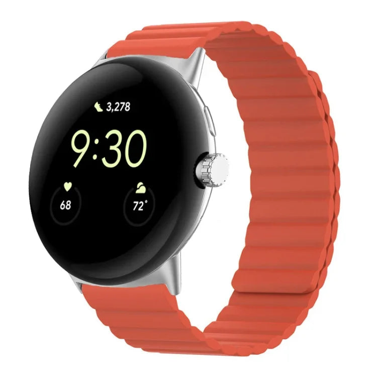 二分割磁気シリコンウォッチバンド Google Pixel Watch 4 / 3 / 2 / 1 41mm 用