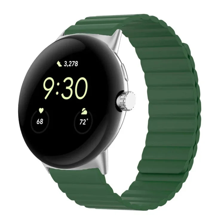 二分割磁気シリコンウォッチバンド Google Pixel Watch 4 / 3 / 2 / 1 41mm 用