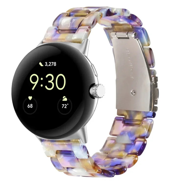 三連樹脂ウォッチバンド Google Pixel Watch 4 / 3 / 2 / 1 41mm 用