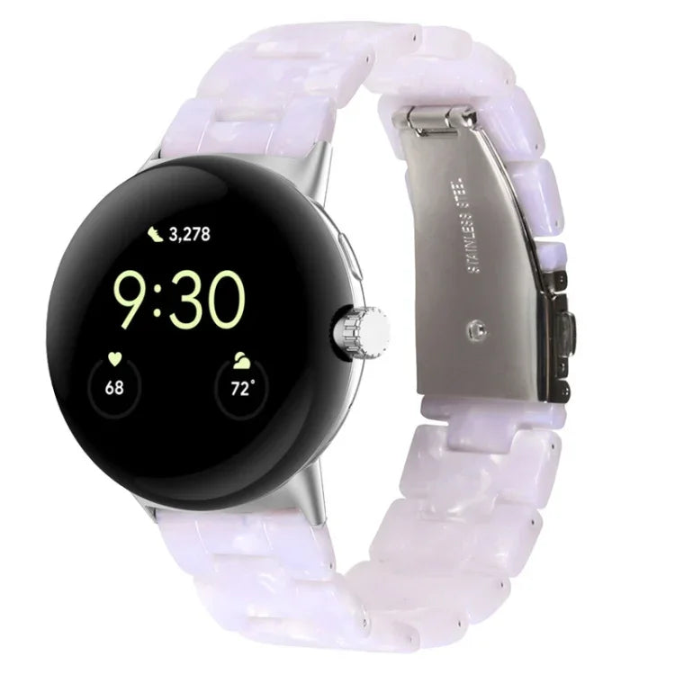 三連樹脂ウォッチバンド Google Pixel Watch 4 / 3 / 2 / 1 41mm 用