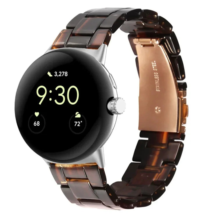 三連樹脂ウォッチバンド Google Pixel Watch 4 / 3 / 2 / 1 41mm 用