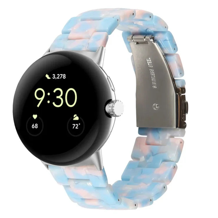 三連樹脂ウォッチバンド Google Pixel Watch 4 / 3 / 2 / 1 41mm 用