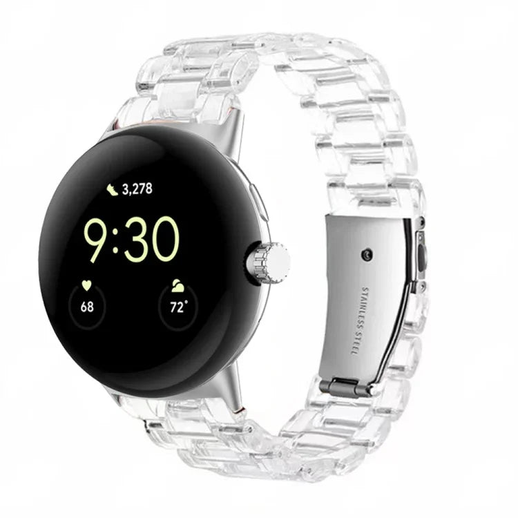 三連樹脂ウォッチバンド Google Pixel Watch 4 / 3 / 2 / 1 41mm 用