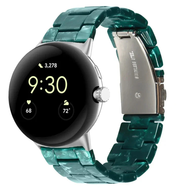 三連樹脂ウォッチバンド Google Pixel Watch 4 / 3 / 2 / 1 41mm 用