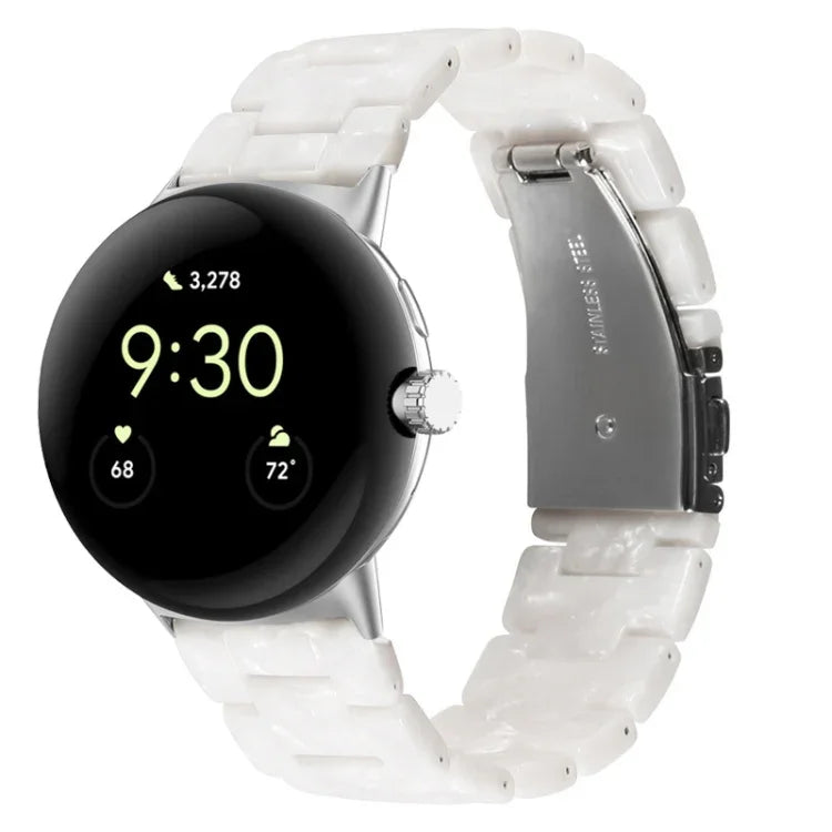 三連樹脂ウォッチバンド Google Pixel Watch 4 / 3 / 2 / 1 41mm 用
