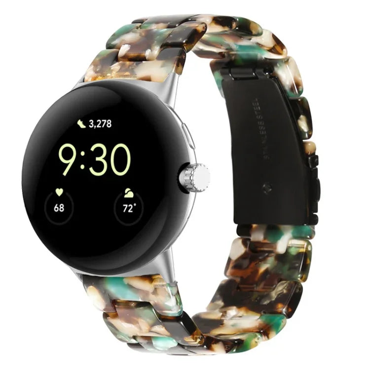 三連樹脂ウォッチバンド Google Pixel Watch 4 / 3 / 2 / 1 41mm 用