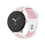 二色リバースバックルシリコンウォッチバンド Google Pixel Watch 4 / 3 / 2 / 1 41mm 用