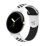 二色リバースバックルシリコンウォッチバンド Google Pixel Watch 4 / 3 / 2 / 1 41mm 用