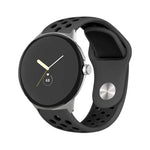 二色リバースバックルシリコンウォッチバンド Google Pixel Watch 4 / 3 / 2 / 1 41mm 用
