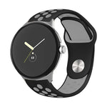 二色リバースバックルシリコンウォッチバンド Google Pixel Watch 4 / 3 / 2 / 1 41mm 用