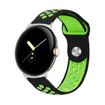 二色リバースバックルシリコンウォッチバンド Google Pixel Watch 4 / 3 / 2 / 1 41mm 用