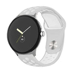 二色リバースバックルシリコンウォッチバンド Google Pixel Watch 4 / 3 / 2 / 1 41mm 用
