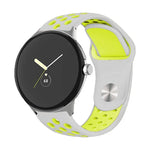 二色リバースバックルシリコンウォッチバンド Google Pixel Watch 4 / 3 / 2 / 1 41mm 用
