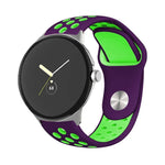 二色リバースバックルシリコンウォッチバンド Google Pixel Watch 4 / 3 / 2 / 1 41mm 用