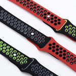 二色リバースバックルシリコンウォッチバンド Google Pixel Watch 4 / 3 / 2 / 1 41mm 用