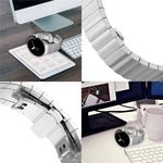 One Bead Butterfly Buckle Metal Watch Band, For Google Pixel Watch 4 / 3 / 2 / 1 41mm