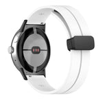 無地折りたたみバックルシリコンウォッチバンド Google Pixel Watch 4 / 3 / 2 / 1 41mm用