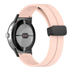 無地折りたたみバックルシリコンウォッチバンド Google Pixel Watch 4 / 3 / 2 / 1 41mm用