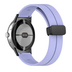 無地折りたたみバックルシリコンウォッチバンド Google Pixel Watch 4 / 3 / 2 / 1 41mm用