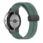 無地折りたたみバックルシリコンウォッチバンド Google Pixel Watch 4 / 3 / 2 / 1 41mm用