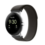 ループシルバーコネクターナイロンウォッチバンド Google Pixel Watch 4 / 3 / 2 / 1 41mm用