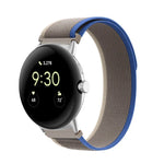 ループシルバーコネクターナイロンウォッチバンド Google Pixel Watch 4 / 3 / 2 / 1 41mm用