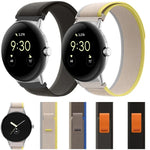ループシルバーコネクターナイロンウォッチバンド Google Pixel Watch 4 / 3 / 2 / 1 41mm用