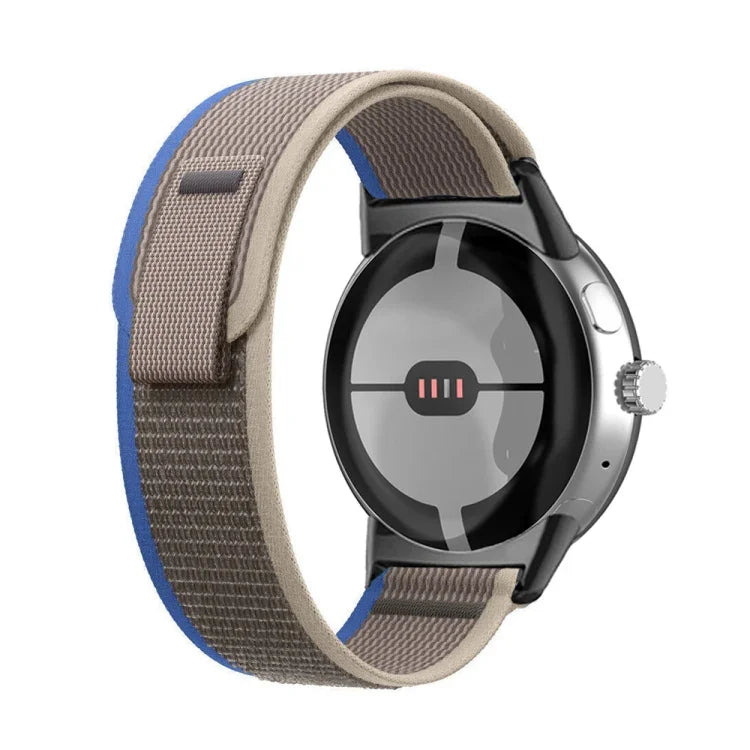 ループブラックコネクターナイロンウォッチバンド Google Pixel Watch 4 / 3 / 2 / 1 41mm用