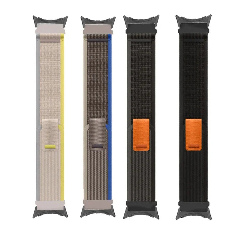 ループブラックコネクターナイロンウォッチバンド Google Pixel Watch 4 / 3 / 2 / 1 41mm用