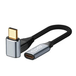 Steam Deck Gen用 100W USB-C/Type-C オス to USB-C/Type-C メス ステレオカーブ延長ケーブル, 0.5m, 1m, 1.5m, 2m, 3m