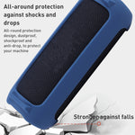 Bluetooth Speaker Portable Silicone Case with Shoulder Strap, Black, Red, Blue