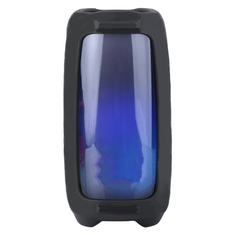カラフルライトエフェクトBluetoothスピーカーシリコンケースショルダーストラップ付き、JBL Pulse 5 ブラック用、JBL Pulse 5 レッド用、JBL Pulse 5 ブルー用