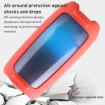 カラフルライトエフェクトBluetoothスピーカーシリコンケースショルダーストラップ付き、JBL Pulse 5 ブラック用、JBL Pulse 5 レッド用、JBL Pulse 5 ブルー用