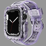 TPU一体型ケースウォッチバンド、Apple Watch Series 9&8&7 41mm/SE2025&SE 2&6&SE&5&4 40mm 用、Apple Watch Series 9&8&7 45mm/SE2025&SE 2&6&SE&5&4 44mm 用