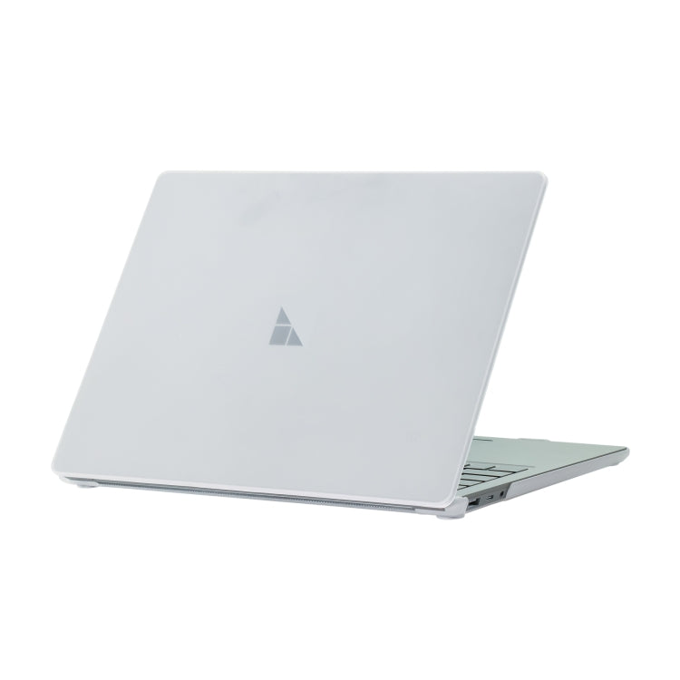 ノートパソコン用スチールフロスト防落保護ケース、Microsoft Surface Laptop 13.5インチ用（スチール）、Microsoft Surface Laptop 13.5インチスチール用（透明）