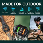 PG333 1.91インチ防水スマートスポーツウォッチ 心拍数モニタリング／血圧モニタリング対応