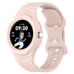 Leather Texture Silicone Integrated Watch Band, For Google Pixel Watch