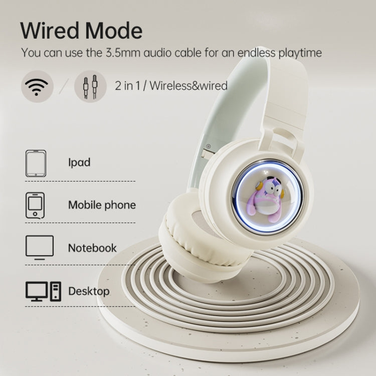 Q1 ヘッドホン モンスターキッズ オーバーイヤーBluetoothイヤホン