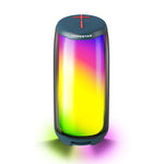 HOPESTAR P49 トーンパルス RGBライト 防水 Bluetoothスピーカー, P49(ブルー), P49(ブラック), P49(グレー)