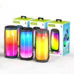 HOPESTAR P49 トーンパルス RGBライト 防水 Bluetoothスピーカー, P49(ブルー), P49(ブラック), P49(グレー)