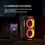HOPESTAR Party200 mini ポータブル トーンパルス RGBライト Bluetoothスピーカー, Party200 mini