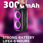HOPESTAR Party200 mini ポータブル トーンパルス RGBライト Bluetoothスピーカー, Party200 mini