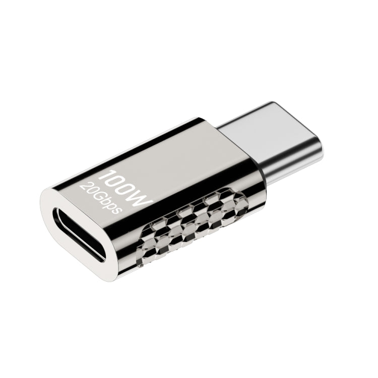 100W Type-CオスからType-Cメス 20Gbps亜鉛合金アダプター、Type-CオスからType-Cメス側面曲げ、Type-CオスからType-Cメス垂直角度、Type-CオスからType-Cメス中間曲げ、Type-CオスからType-Cメス直線
